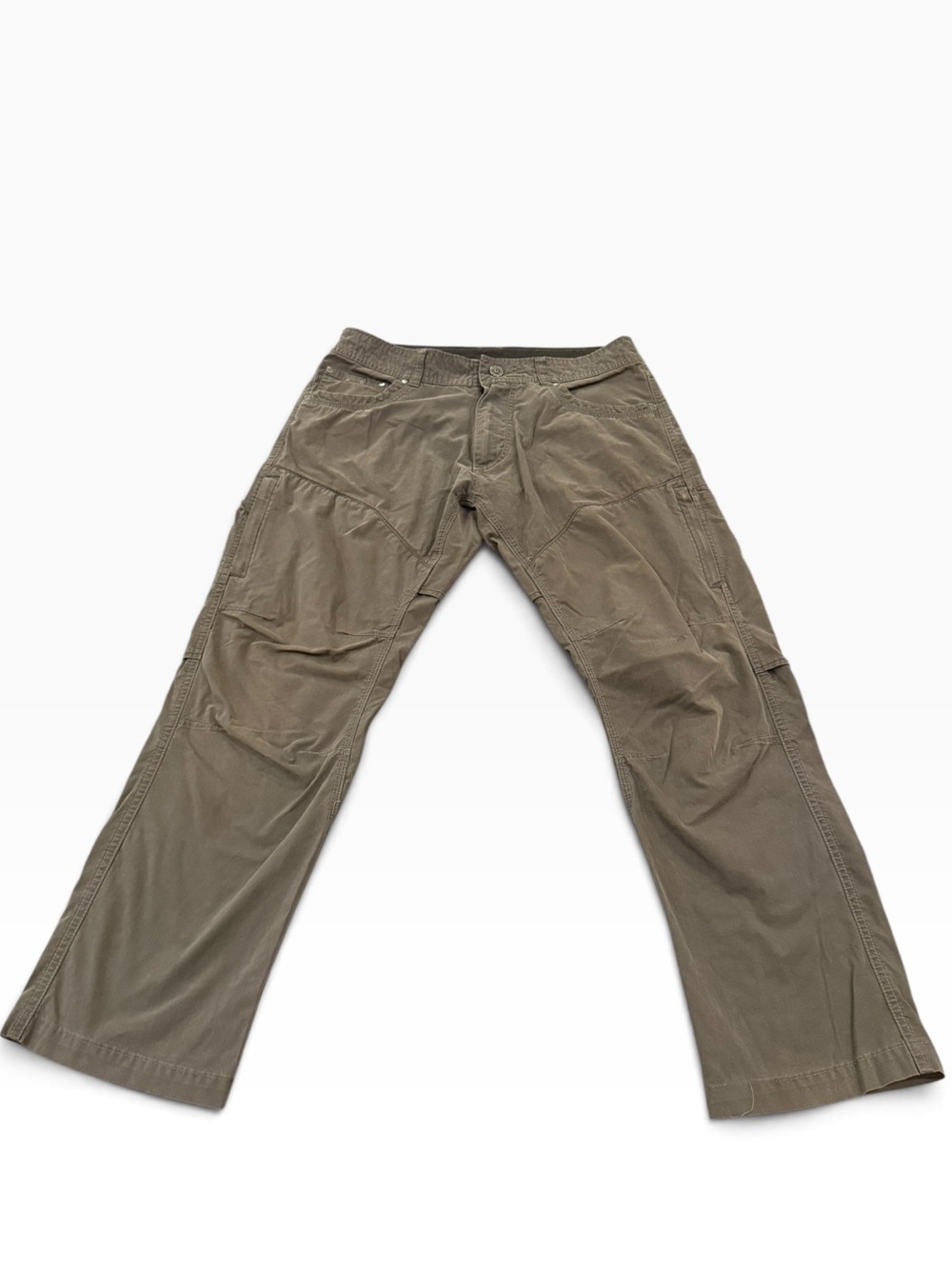KÜHL Men’s 32x30 Outdoor Hiking  Utility Pants Olive Brown Gray Vented Knee